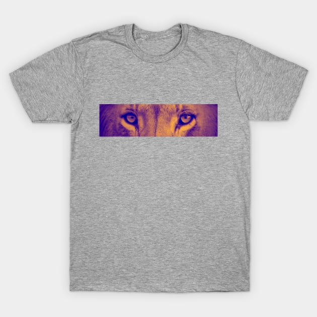 Lion Eyes (orange) T-Shirt by BellaTilly